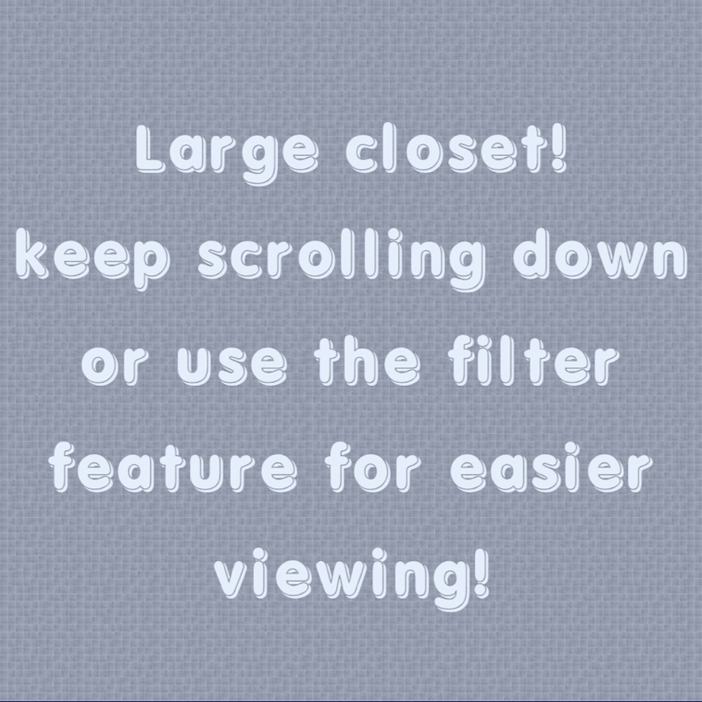 fairly Large closet!! 🤍